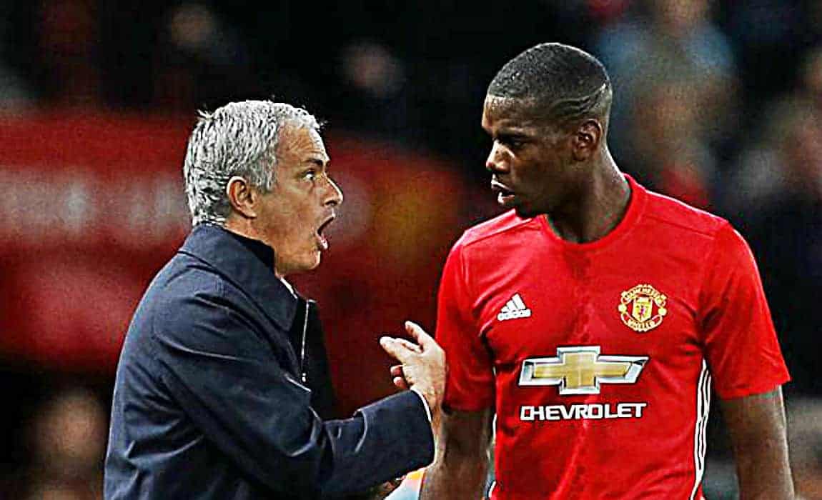 jose mourinho and paul pogba