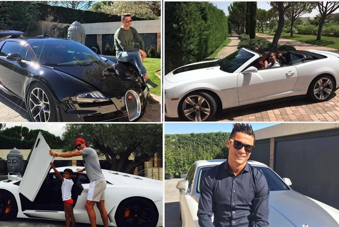 cristiano cr7 ronaldo's car collection