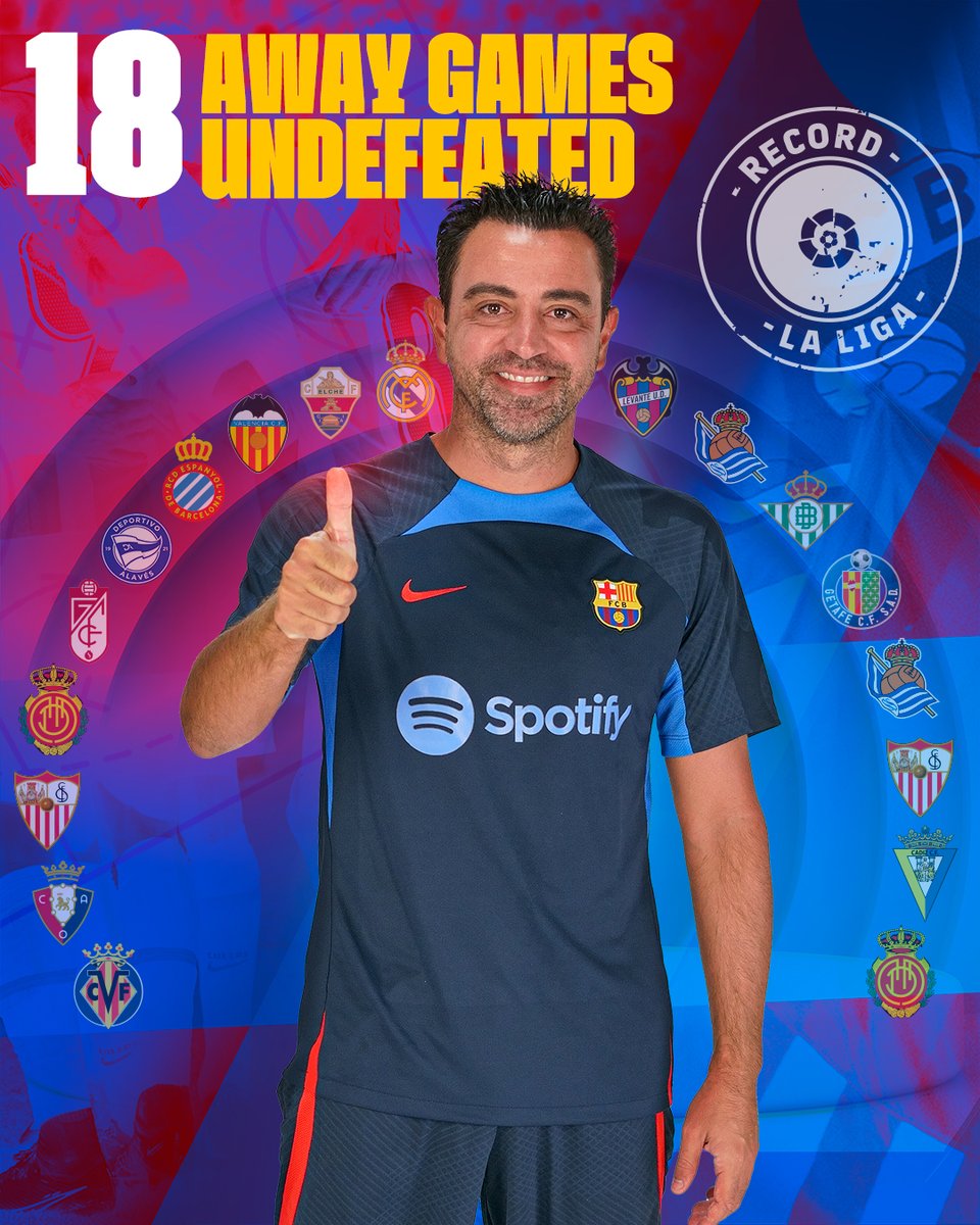 xavi away wins