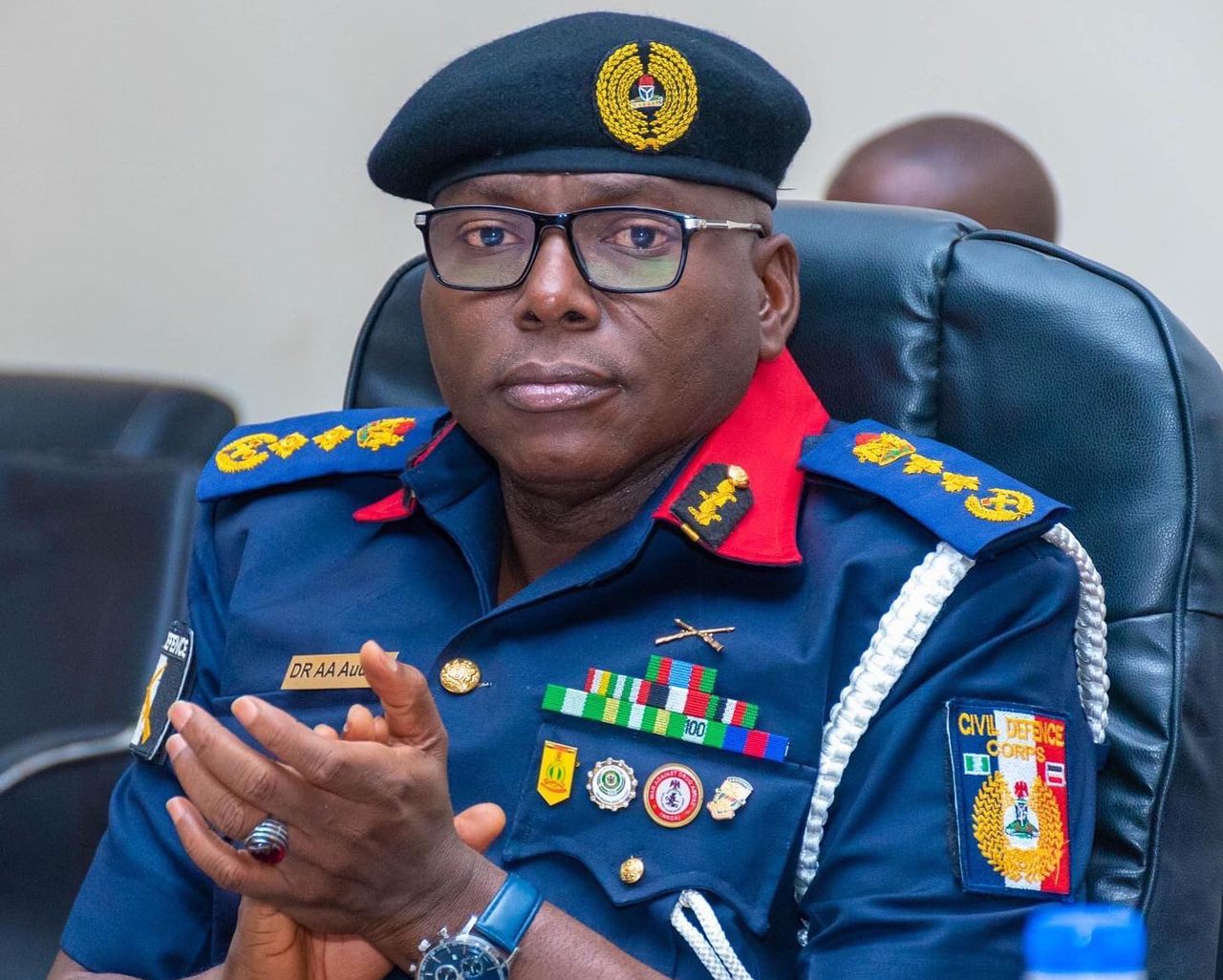 commandant general nscdc dr. ahmed abubakar audi