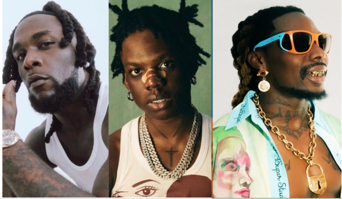 burna boy, rema and asake