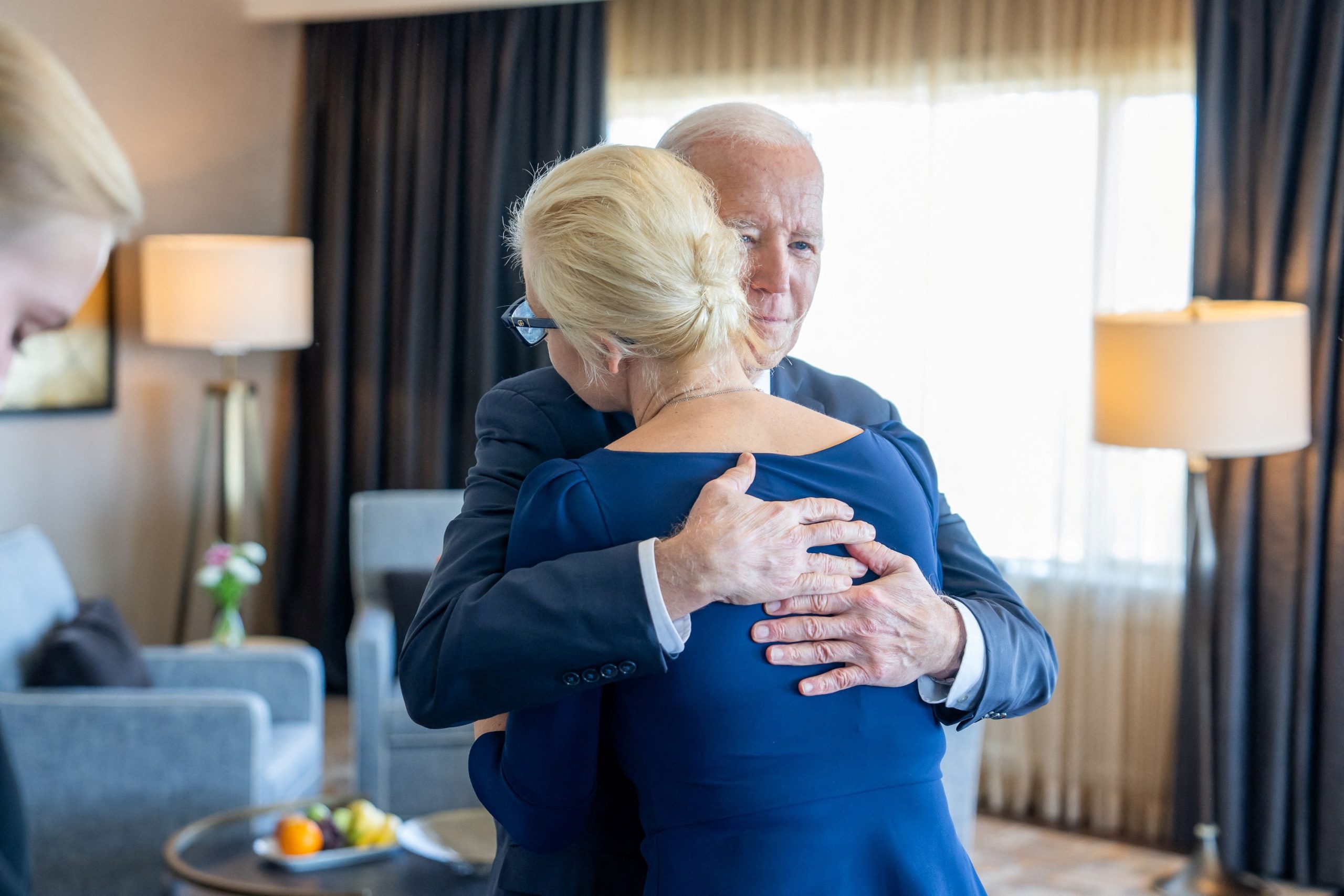 u.s. president joe biden meets the family of alexei navalny