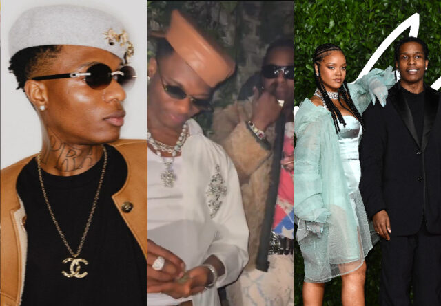 Wizkid spotted with Rihanna, ASAP Rocky, Dave Chappelle