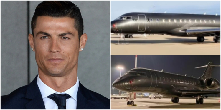 Cristiano Ronaldo and private jet